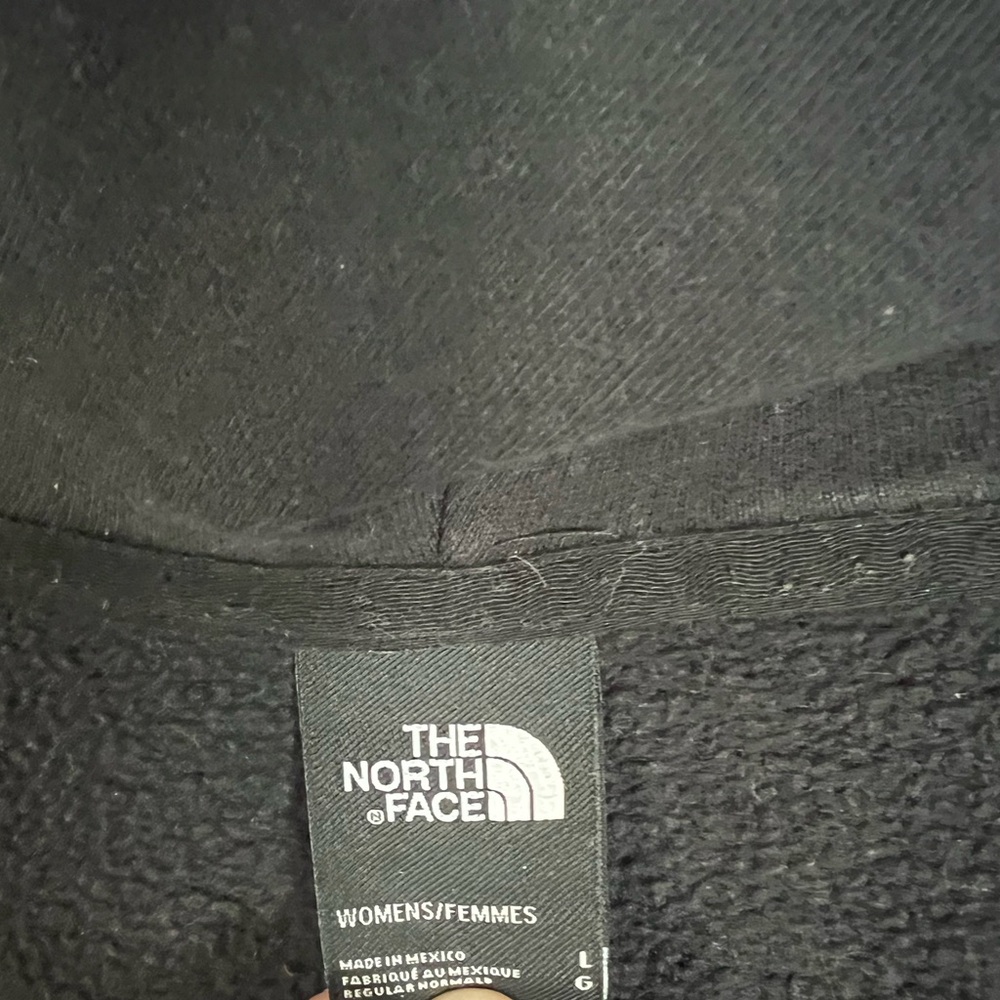 North face women’s black hoodie size large - Picture 2 of 4